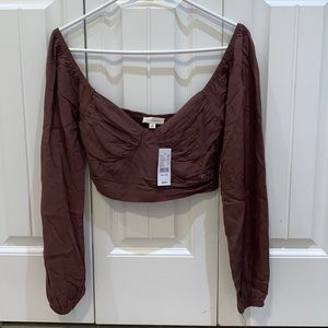 Pacsun LA Hearts Off The Shoulder Butsier Top